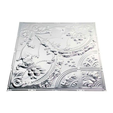 Acoustic Ceiling Products Great Lakes Tin Saginaw 2' X 2' Nail-up Tin Ceiling Tile in Unfinished - T53-03